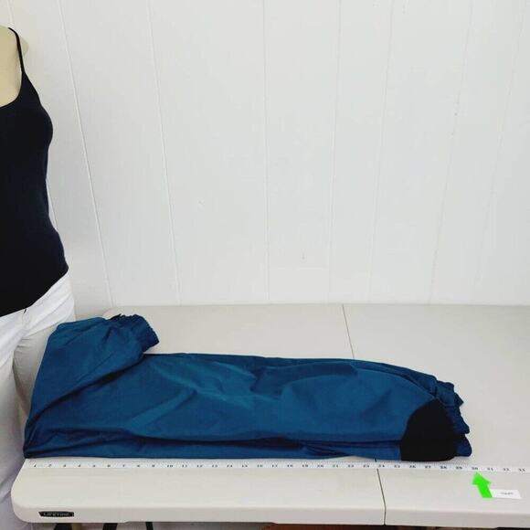 Vintage 90s Columbia Mens Small Spell Out Box Logo Nylon Joggers Snow Ski Pants - Picture 13 of 15